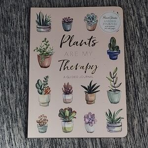 Paper Source Plant Profile Journal with Green and Pink Accents